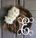 Everyday Wreath - Front Door Wreath - Wreath for Front Door - Monogram Wreath - Year Round Wreath - Door Wreath - Initial Wreath - Wreath 