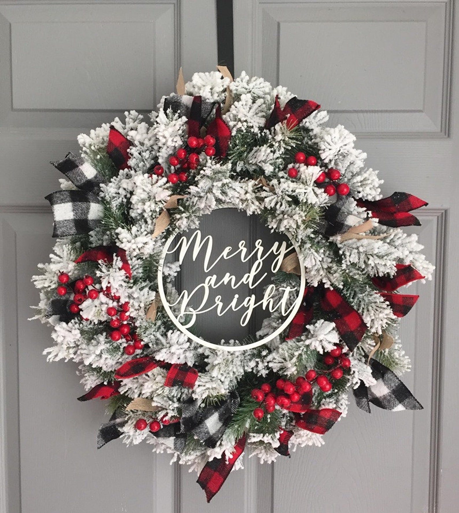 roses in wreath