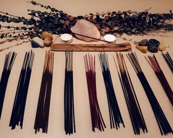 100 Assorted Incense Sticks: 10 ea. of 10 scents Bulk Variety Pack, Hand-Dipped