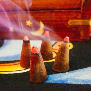 CHOOSE YOUR SCENT Incense Cones Premium Hand-dipped Fragrance Infused 1&quot; Cones Scents L-Z Bulk Incense Home Fragrance
