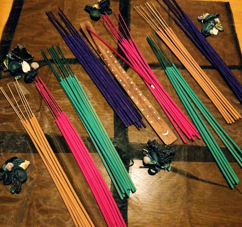 19 JUMBO SUPER LONG Incense Sticks-Pack of 10 Scents A-K | Etsy