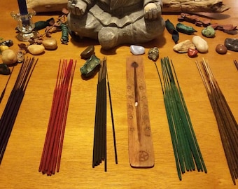 100 Spellbinding Hand-Dipped Incense Stick Assortment:  10 ea. of 10 scents