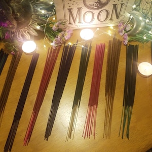 100 varetas de incenso Moon Lover: 10 unidades de um sortimento exclusivo de 10 incensos naturais perfumados