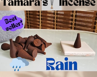 Rain Fresh Hand-dipped Incense Cones Choose Your Quantity Premium Strong Infused Best Seller Collection in Bulk Variety of Scents