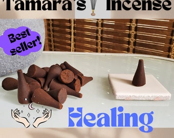 Healing Fresh Hand-dipped Incense Cones Choose Your Quantity Premium Strong Infused Best Seller Collection in Bulk Variety of Scents