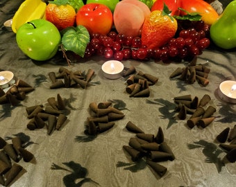 100 Fruity Sweet Incense Cone Assortment - 10 ea of 10 Unique Fruity Scents