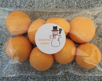 Christmas stocking fillers snowman noses Christmas gifts sweets confectionery secret Santa