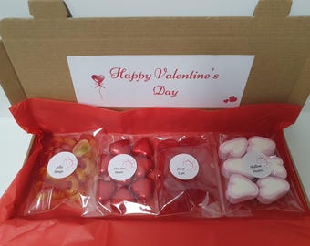 Valentines love pick and mix letterbox sweets