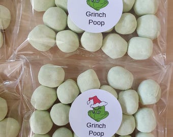 Christmas  Grinch poop stocking fillers secret Santa  Christmas gifts sweets confectionery secret Santa bon bons