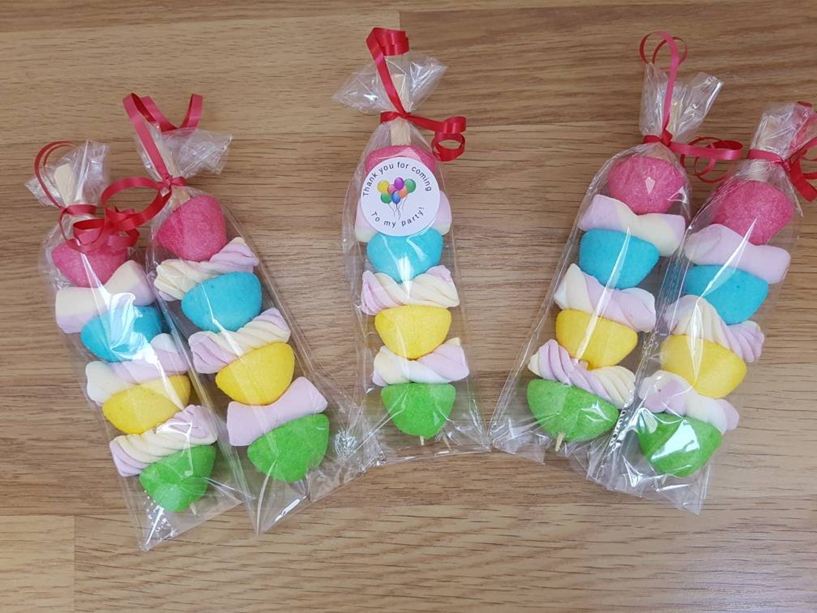 5 X Marshmallow Kebabs Party Favours Birthday Weddings Etsy UK