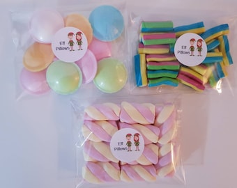 Christmas Candy Stocking Fillers: Elf Pillows, Flying Saucers, Mallows