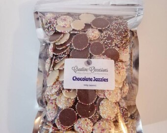 Pick & Mix Sweets: 500g Chocolate Jazzies Party Favors