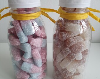 Confectionery sweet treats cola bottles bubblegum bottles pick and mix gifts