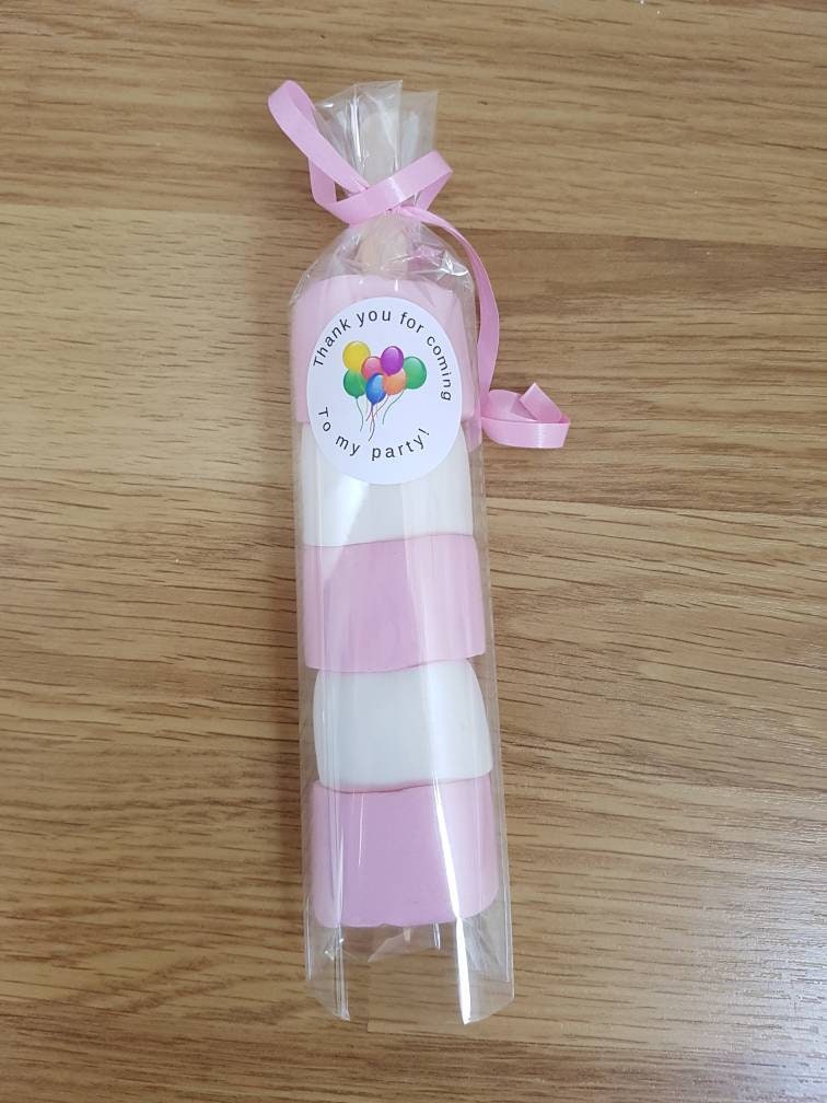 Christening Baby Wedding Birthday 5 x Marshmallow kebabs Personalised Party 