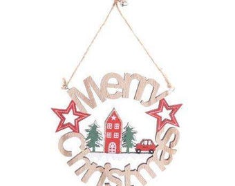 Wooden Merry Christmas sign