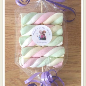 1, 5 or 10 Marshmallow kebabs party favours personalised birthdays wedding favours christenings baby shower