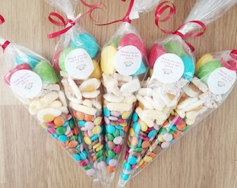 Pre-Filled Sweet Cones: Party Favors, Birthday Gifts