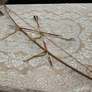 Handmade DECORATED BOW SET