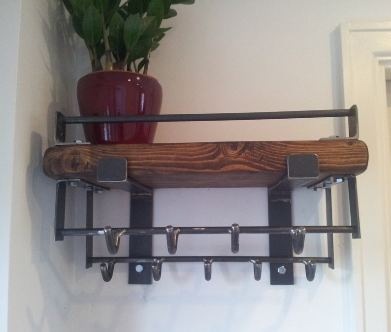 Vintage Looking Coat Hook Rail Etsy UK