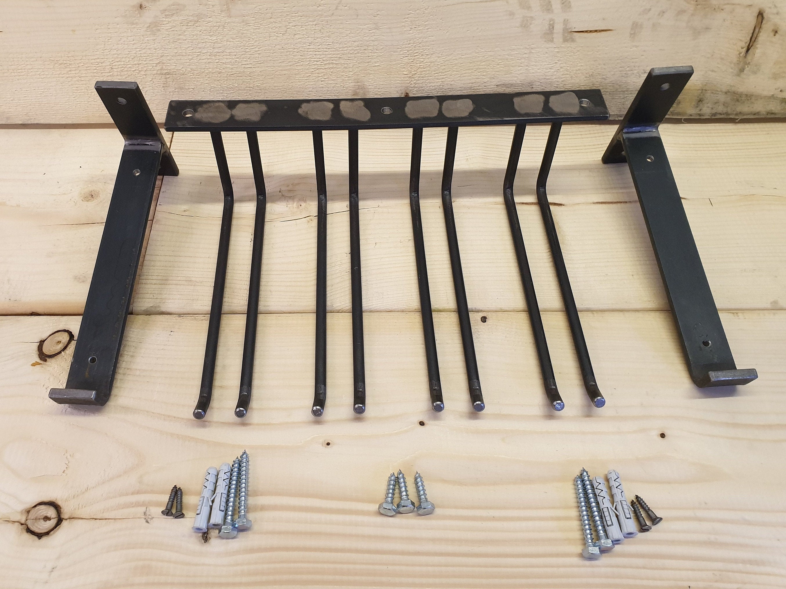 Hanging Wine and Glass Rack With Optional Brackets Etsy UK
