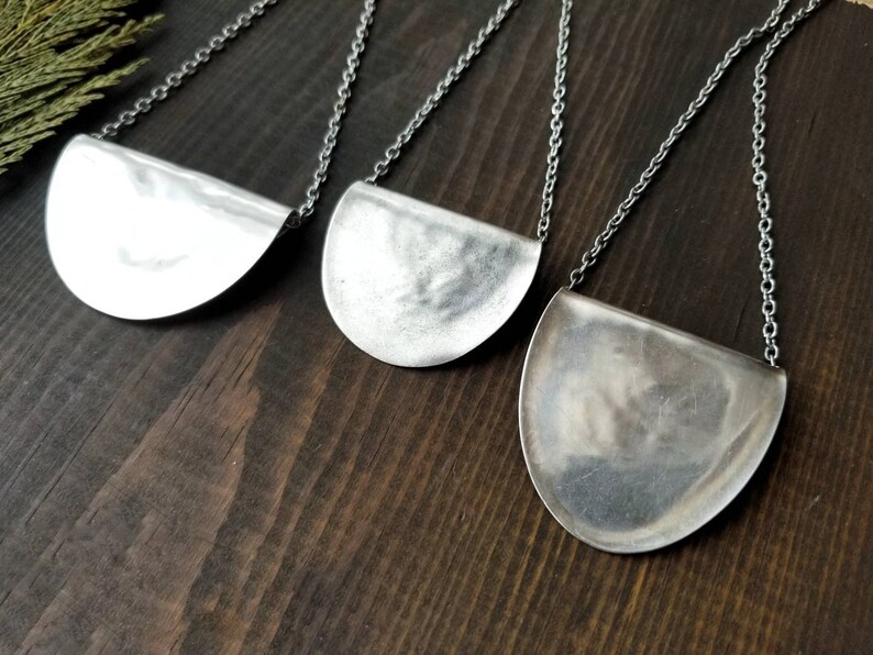 Silverware Jewelry Spoon Necklace Bent Spoon Pendant Etsy