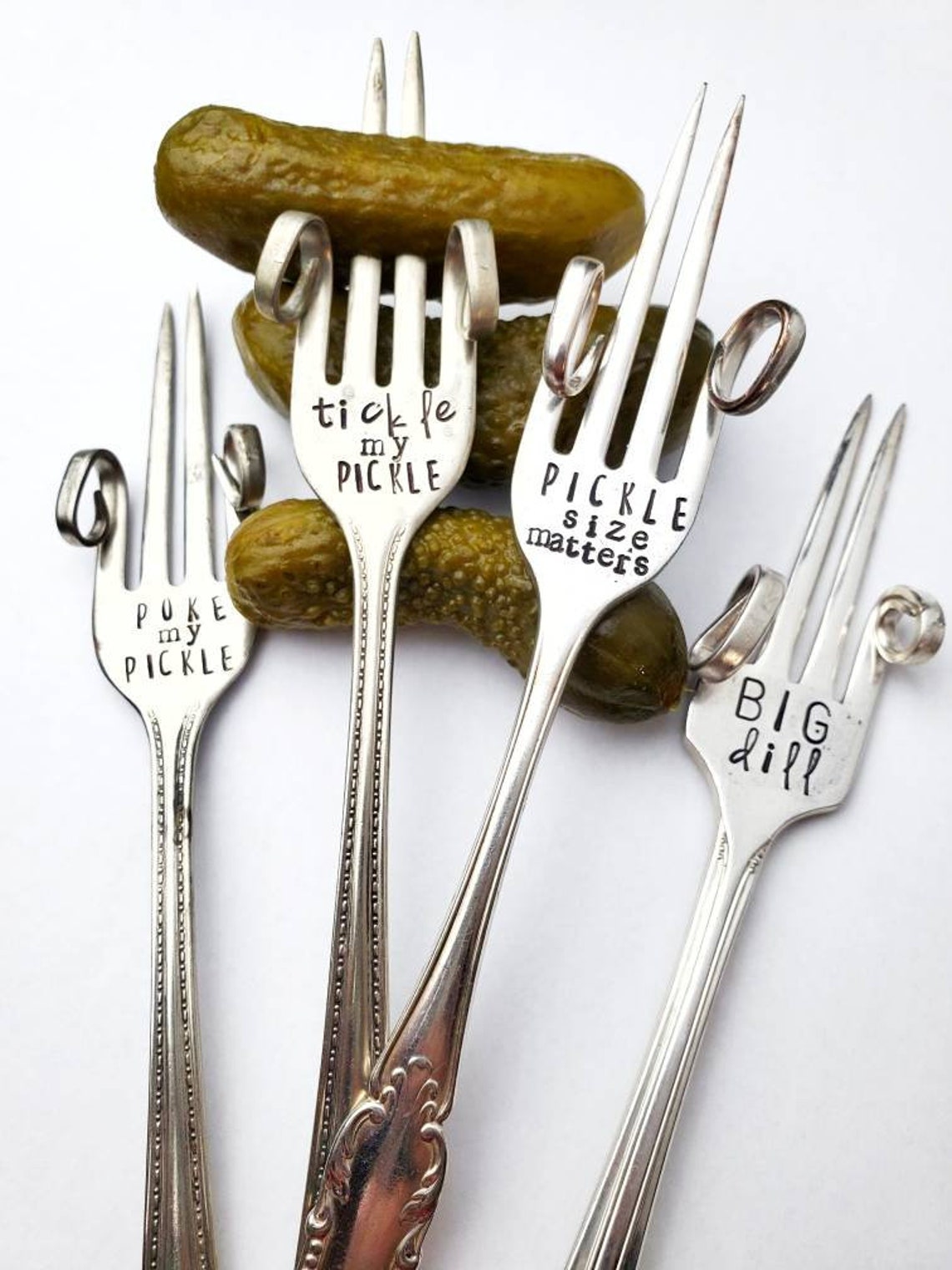 Pickle Fork Pickle Lover Stamped Fork Vintage Pick Me Etsy