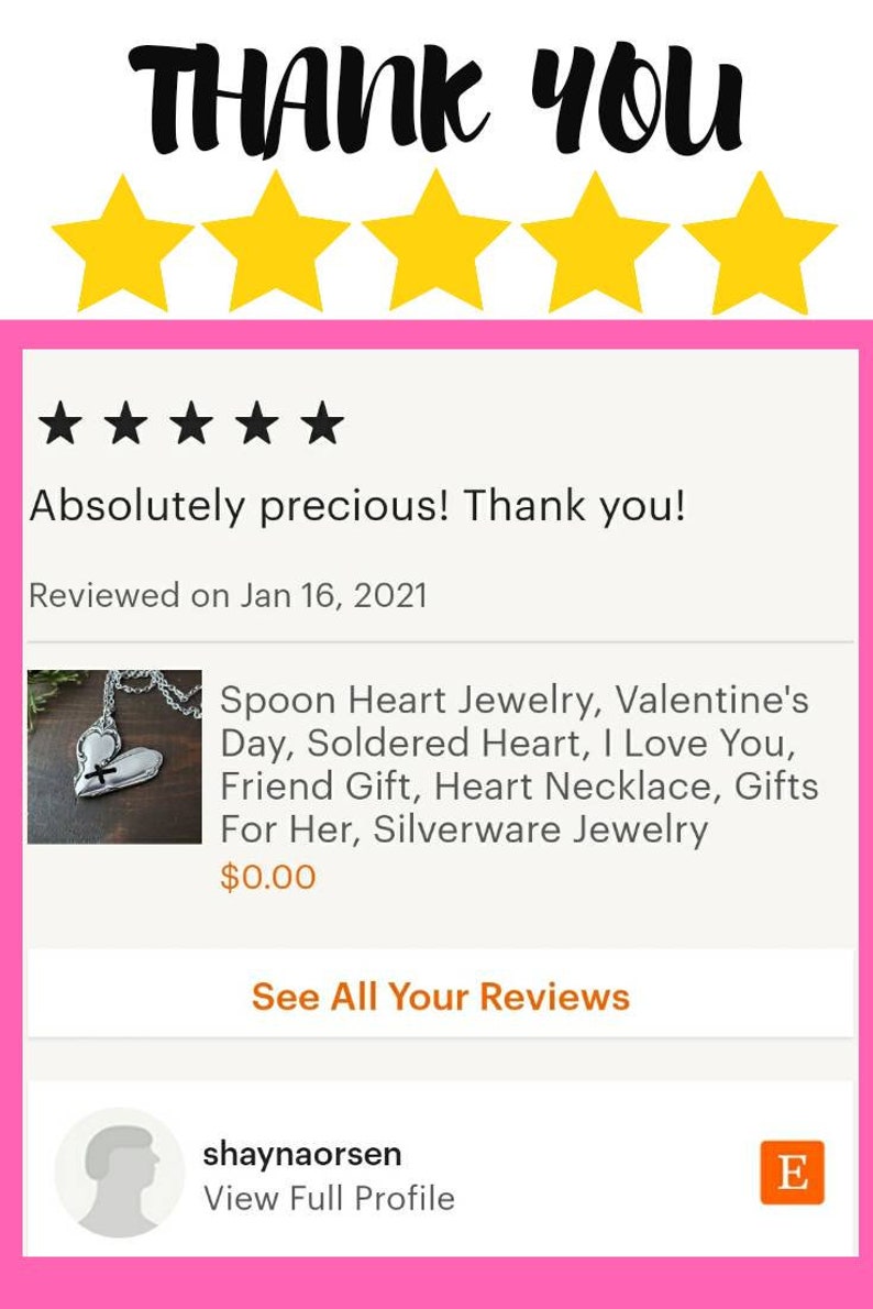 I Love You Soldered Heart Friend Gift Silverware Jewelry Heart Necklace Spoon Heart Jewelry Valentine/'s Day Gifts For Her