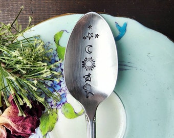 Trust The Process, Coffee Spoon, Stamped Spoon, Tea Spoon, Spoon Me Maryland, Birthday, Valentine's Day, Silverware, Coffee Gift