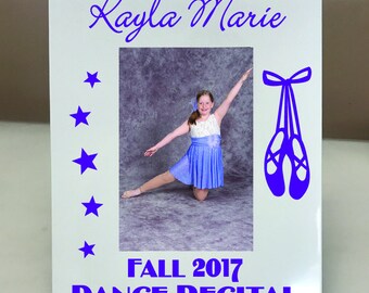 PERSONALIZED! Ballet Dance Recital Picture Frame