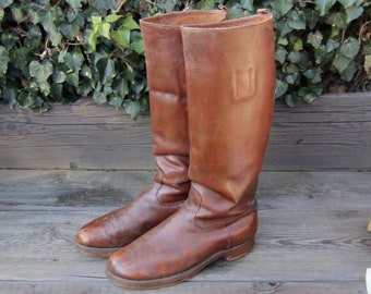 Paraboot Vintage Leather Boots Sizes 41/42 Ankle Boots Paraboot Vintage Leather Boots Sizes 41/42 Ankle Boots