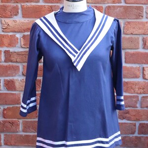 Camicia Marinaio Originale Bundeswehr - Colletto Alla Coreana, Manica Lunga, Bianca - Usata Ma Autentica