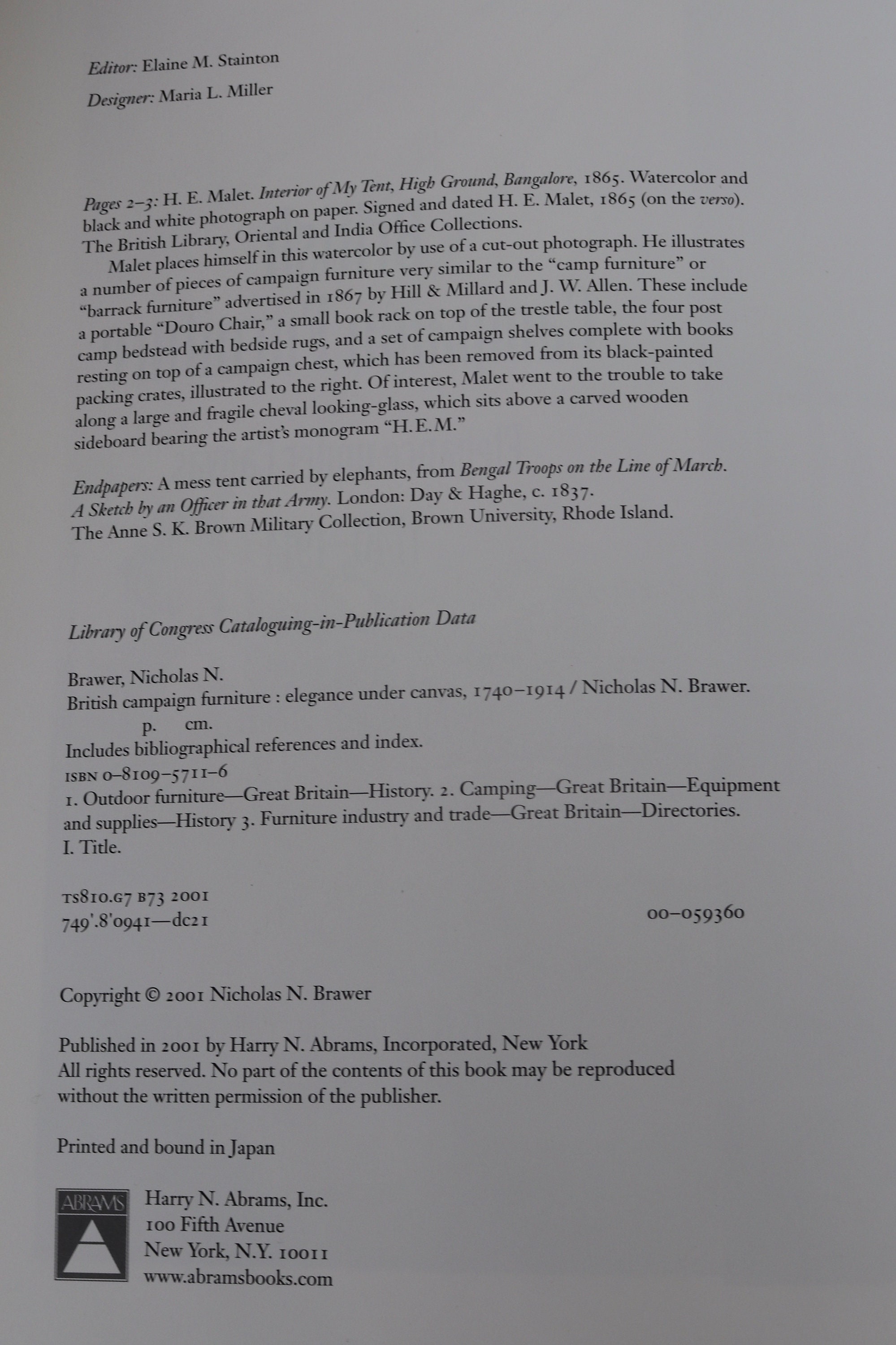 British Campaign Furniture Nicholas A. Brawer Etsy