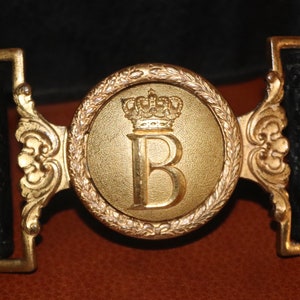Vintage Field belt Officer Belgium