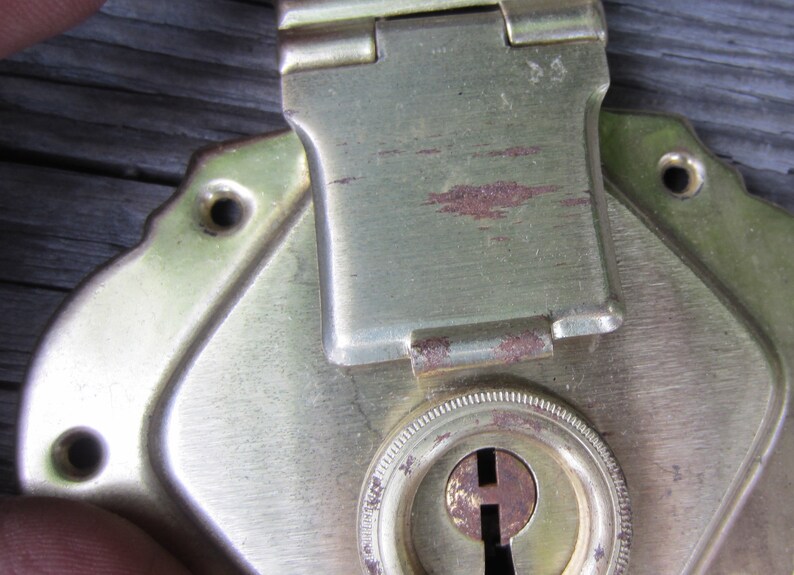 2 Antique Wardrobe Locks With Key Etsy