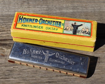 Antique mouth organ Hohner-Orchester 2