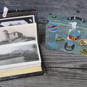 2 valises souvenirs anciennes République tchèque années 1940