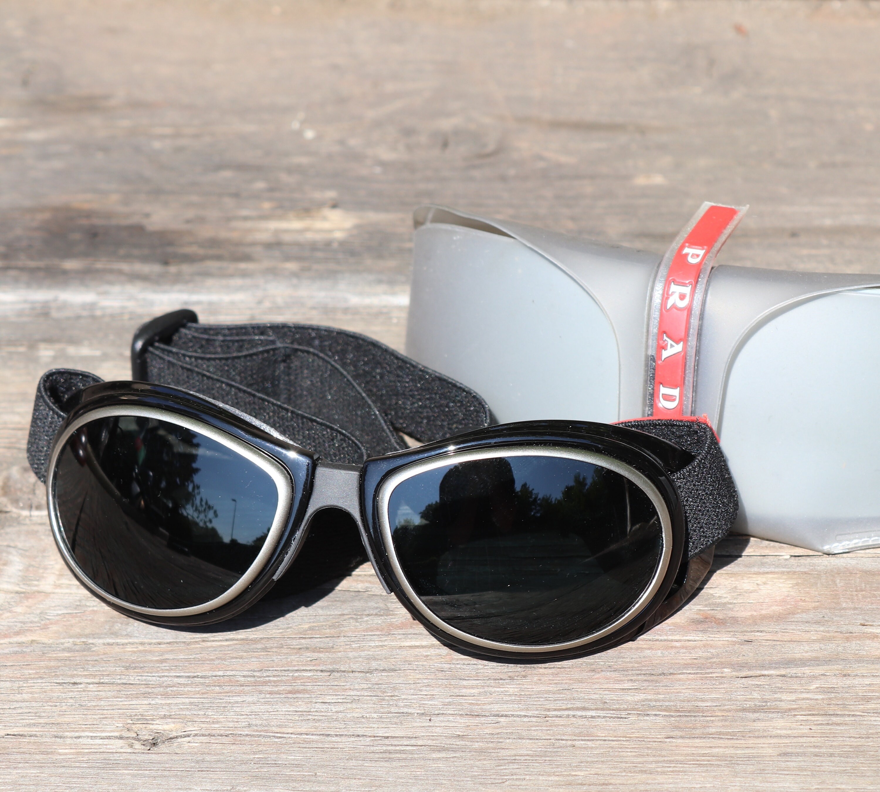 Authentic Vintage Prada SPR06B Sunglasses Prada SPR A06 Square Sunglasses | Fashion Eyewear main image 3