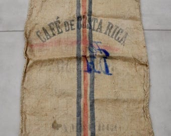 1 Vintage Coffee Sack Costa Rica