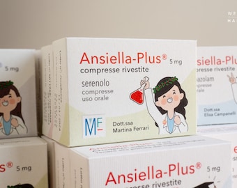 Graduation Favor boxes Medicine_Pharmacology_Psychology_Sonnolina-Plus_Ansiella-Plus_Ansietta-Plus_Ansionex-Plus_Relaxina-Plus