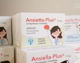 Graduation Favor boxes Medicine_Pharmacology_Psychology_Sonnolina-Plus_Ansiella-Plus_Ansietta-Plus_Ansionex-Plus_Relaxina-Plus