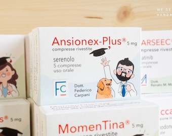 Graduation Favor boxes Medicine_Pharmacology_Psychology_Sonnolina-Plus_Ansiella-Plus_Ansietta-Plus_Ansionex-Plus_Relaxina-Plus