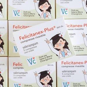 MISURA BIG BOMBONIERA LAUREA_Medicina Farmacologia farmacia _Pack farmaco_Porta Confetti_Scatole_8 cm x h 6,2 cm x 3 cm (spessore)