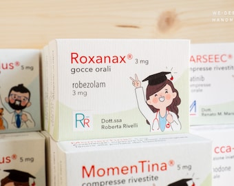 Graduation Favor boxes Medicine_Pharmacology_Favor Boxes_Doctor_Handmade in Italy_Sorrisina-Plus_Smile-Plus