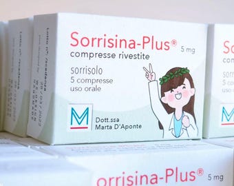 Graduation Favor boxes Medicine_Pharmacology_Favor Boxes_Doctor_Handmade in Italy_Sorrisina-Plus_Smile-Plus