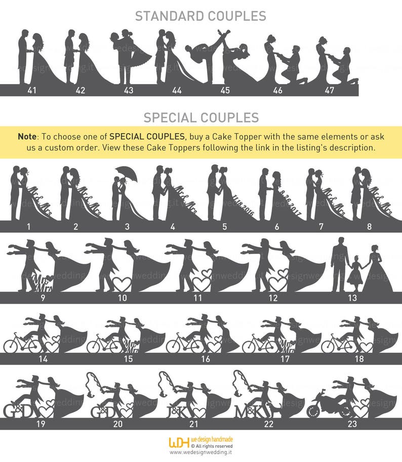 Wedding Cake Topper With Date_names Cake Topper_custom Cake Etsy