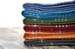 6 Different Quick Dry Rainbow Color Shower Towels - 6 Different Beach Towels 