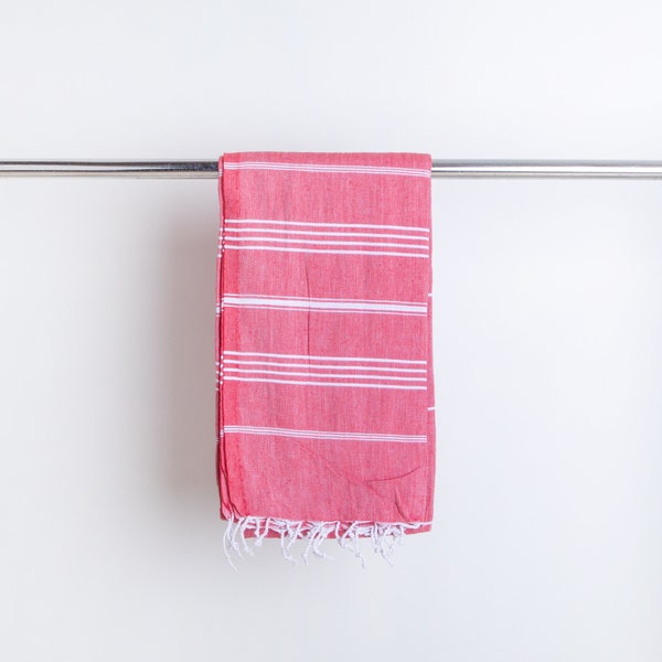 Turkish Cotton Soft Shower and Beach Towel - Pink, Yellow, and Blue Set of 3 - Quick Dry Towel