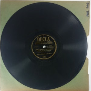 Ella Fitzgerald and Ink Spots Little Small Town Girl Record I Still Feel The Same About You 10in Vintage Decca