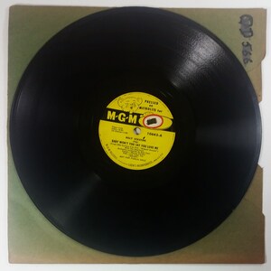 Billy Eckstine Free Baby Wont You Say You Love Me Record 10in Vintage MGM Promo Orchestra