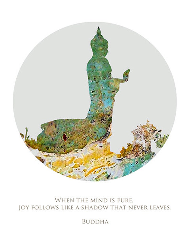 Buddha Print Buddha Quote Buddha Art Print Buddhist Etsy